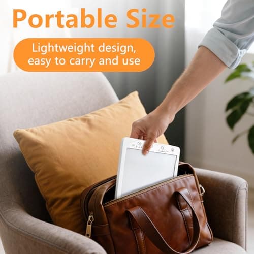 Beamhaus Light Therapy Lamp,10000 Lux Light Therapy Lamp -Full Spectrum Llight Therapy,3 Color Touch&Wall Mountable Daylight Therapy Lamp,Sunlight Lamp with Memory Function for Home & Office - Thumbnail 4