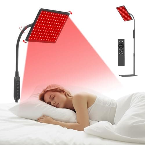Red Light Therapy Lamp：Gooseneck Infrared Red Light Therapy Lamp with Led 660nm&850nm Near Infrared LED Red Light,Near Infrared LED Red Light Therapy Device at Home for Face and Body - Image 1
