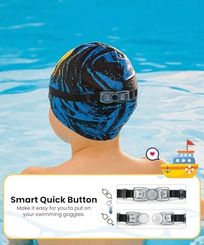 CIFOYA Kids Swim Goggles, 3 Pack Swimming Goggles for Kids 4-16, Anti-Fog UV Protection Pool Glasses for Boys Girls - Thumbnail 6