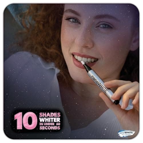 nanoWHITE 3-in-1 Professional Teeth Whitening Pen | Enamel Repairing Tooth Whitener with Nano-Hydroxyapatite & Dual Peroxide Gel | Instant Results & Zero Sensitivity | 30+ Uses - Thumbnail 6