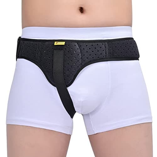 Tenbon Hernia Belt for Men and Women Hernia Support Truss for Inguinal Groin Left or Right Side Adjustable Waist Strap, Surgery Men’s Inguinal Brace for Pain Relief Recovery (Small) - Image 1