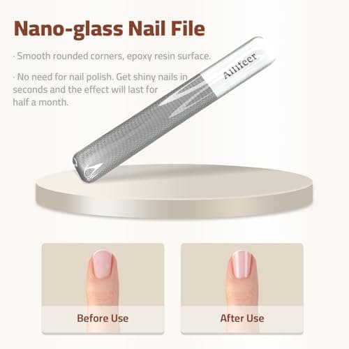 AILIFEER Manicure Set, 4-in-1 Stainless Steel Professional Nail Clippers and Nail Cutters Kit, Includes Nail Filer,Cuticle Trimmer,with Portable Travel Case,Gifts For Women Men,Pedicure Tools For Feet - Thumbnail 5