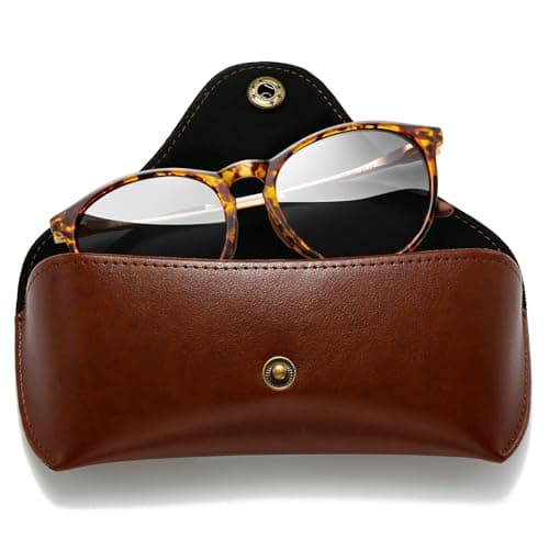 SUNGAIT Original Design Trendy Sunglasses Polarized Vintage Round Classic Retro Style for Women and Men (2025 Amber Frame/Gray Lens) - Thumbnail 2
