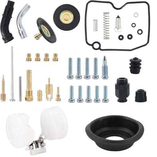 Carburetor Rebuild Repair Kit Fit for Kawasaki Vulcan VN800 Drifter Carburetor Gasket O-Ring Needle Valve