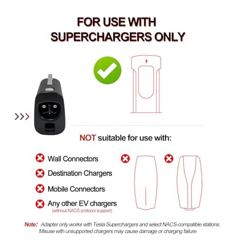 EVbase-ev NACS to CCS Adapter 500A 1000V fit for Supercharger Nacs to CCS1 Charger Adapter Compatible with Ford EVs, R1T/R1S, GM, Kia, Support V3/V4 DC Fast Charger Accessories - Thumbnail 2