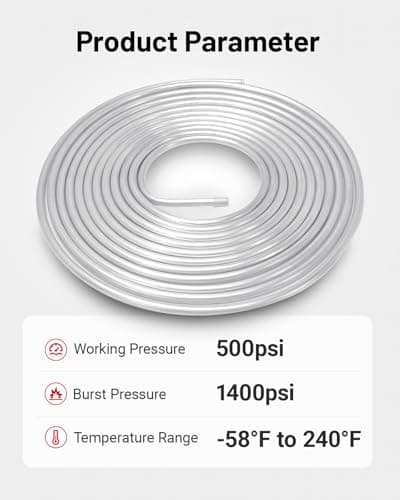 EVIL ENERGY 3/8" OD Aluminum Fuel Line Kit 1060 Grade Aluminum Tubing 25FT - Thumbnail 3
