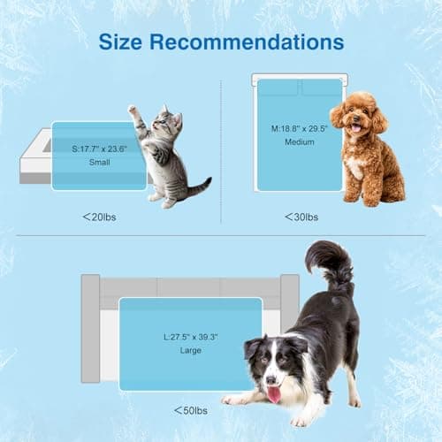 XinChangShangMao Dog Cooling Mat Ice Silk Washable Non-Slip Pet Summer Pad - Thumbnail 6