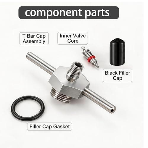 Mektarvix 5/8-18 Spot Filler Cap Sprayer parts Replacement for 19487, TIT19487, SUR-156, MSP156, S-118F, P118, Compatible with Sprayer Vaper 19419 19421 19423 19425 19428, Sure Shot Model A, 1 Pack - Thumbnail 5