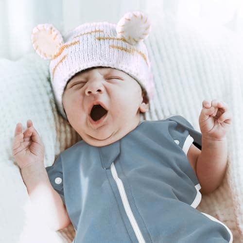 ANYEDDE 2-Pack Baby Transitional Swaddle Sleep Sack - Arms Up Swaddle 6-9 Months for Baby Boys, Newborn Sacks with Cuff Removable & 2-Way Zipper, Blue Dolphin Cotton Sleep Sack - Thumbnail 6