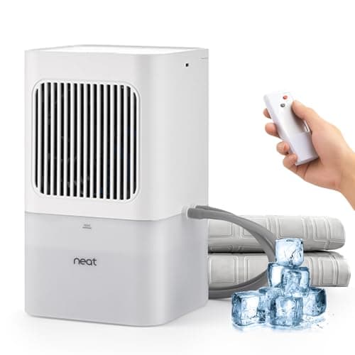 AquaPad Breeze Water Cooling Mattress Pad, 5 YR AquaCoverage, Remote Control, EvapoChill & SuperBlue Technology, Smooth, Hydro Cooled Mattress Topper, Bed Chiller (63x28 (Twin/Twin XL/Half Queen)) - Image 1