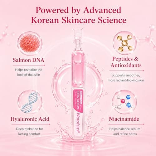 Salmon DNA PDRN One Day Face Serum with Collagen for Deep Hydration, 99% Salmon DNA PDRN Ampoule for Sensitive Skin, Fast-Absorbing Korean Skincare Formula, Portable Vials 0.05 fl.oz x 20e - Thumbnail 5