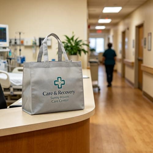 Wubaijin Custom Logo Non-Woven Tote Bags 50–1000 pack, Washable & Reusable, 15” W x 12” H x 4” Perfect for Trade Shows (Horizontal/Vertical) - Thumbnail 6