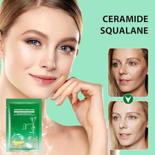 10 Sheets Face Masks Skincare for All Skin Types, Anti-Wrinkles Facial Sheet Masks for Women, Hydrating and Moisturizing Face Masks Suitable for Sensitive Skin, Bulk Facial Mask for Spa - Thumbnail 6