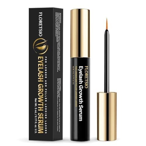 Premium Lash Serum for Eyelash Growth: 5ml Rapid Growth Advanced Eye Lash Serum With Irritation-Free Formulate for Natural Lashes and Eyebrows - Boost, Longer, Thicker, Fuller Lashes - Image 1