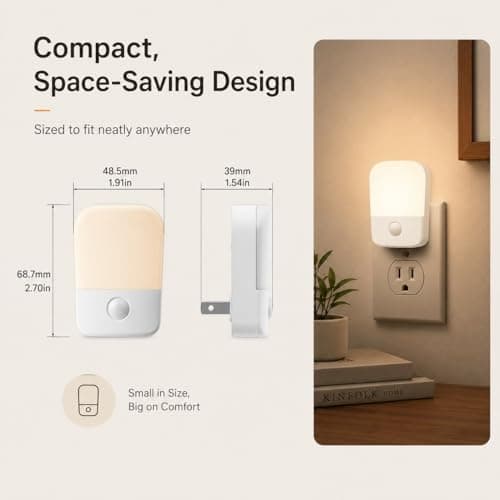 Specmsky Night Lights Plug into Wall, 2 Pack - Thumbnail 4
