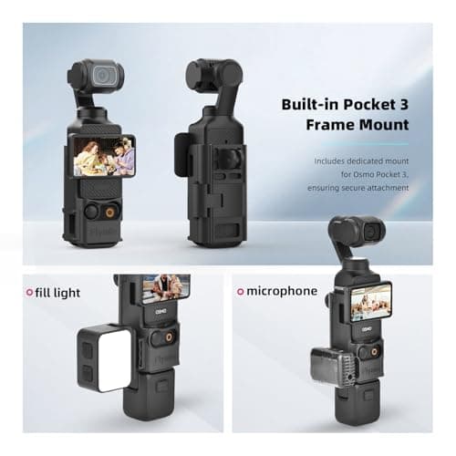 80in Pocket 3 Selfie Stick Tripod for GoPro Action Camera, Extendable Stand Vlog Mount for DJI Osmo Pocket 3 Action 6 5 Pro 4 3 for Xtra Muse for Insta360 X5 X4 X3 for AKASO DSLR Accessories - Thumbnail 4