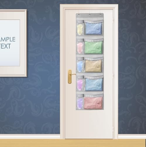 RUIPBOTE 2 Pack Weekly Kids Clothes Organizer – Day of the Week Hanging Closet Storage for School Outfits, Kids’ Wardrobe Organizer with Labels for Monday to Friday (2) - Thumbnail 5