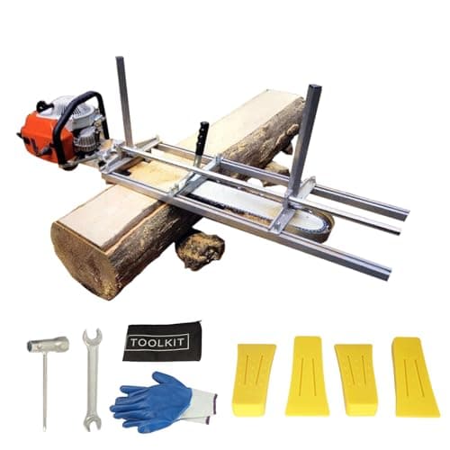 Portable Chainsaw Mill 36 Inchs Rail Mill Guide System - Image 1