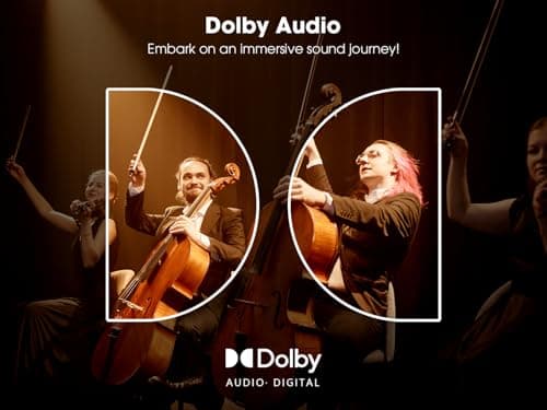 [Built-in Apps] Smart Projector with WiFi and Bluetooth, VIZONY Native 1080P Projector with Streaming APPs, Dolby Audio, Portable Mini Projector for Indoor Outdoor Use - Thumbnail 5