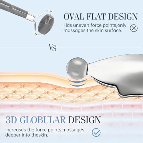 5-in-1 Gua Sha Facial Tools,Fish Guasha Massage Tool for Face&Body, Facial Roller Massager for Lymphatic Drainage &Jawline Sculpting & Puffiness Reducing,Gua Sha Muscle Scraper Tool,TMJ Relief Tool - Thumbnail 3