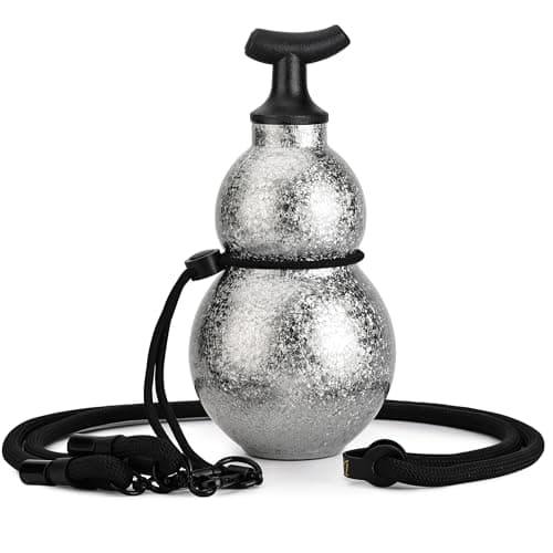 18 oz Insulated Gourd Bottle, Unique Gourd-Shaped Vacuum Insulated Bottle, 316L Stainless Steel Water Bottle with Crackle Finish for Travel, Hiking, Camping & Outdoor (Cracked Silver) - Image 1