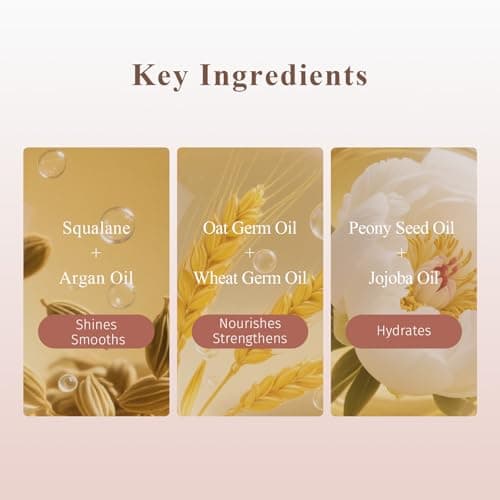 Dear Irean Hair Perfume Oil for Women, Rose Hair Oil with Moroccan Argan & Jojoba, Hydrates & Repairs Frizzy, Dry, Damaged Curly Hair and Split Ends, Long Lasting Fragrance Up to 8 Hours, 1.35 Oz - Thumbnail 3