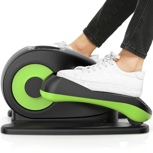 ANCHEER Under Desk Elliptical,Electric Ellipse Leg Exerciser While Sitting for Seniors, Hyper-Smooth Maganetic System Seated Pedal Exerciser with Remote Control for Home Office,100% Pre-Assambled - Image 1