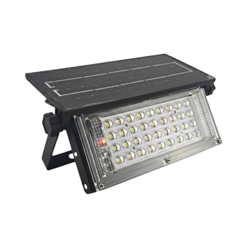 JINXING Solar Flood Lights Outdoor, Dusk to Dawn Solar Powered Outdoor Light, 6500K IP65 Waterproof Wall Mounted Security Light for Front Door, Porch, Yard, Fence, Garden - Image 1