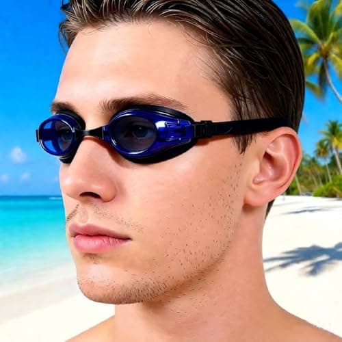 YUENREE 3 Pack Adult Swim Goggles for Men Women Teens Ages 8+ | No Leak Anti-Fog UV Protection | Easy Adjust Non-Slip Strap | with 3 Hard Travel Cases - Thumbnail 4