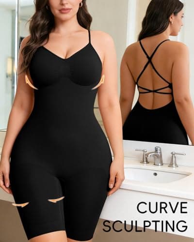 anylost Backless Shapewear for Women with Tummy Control, Seamless Low Back Shapewear Bodysuit for Women, Full Body Shape - Thumbnail 3