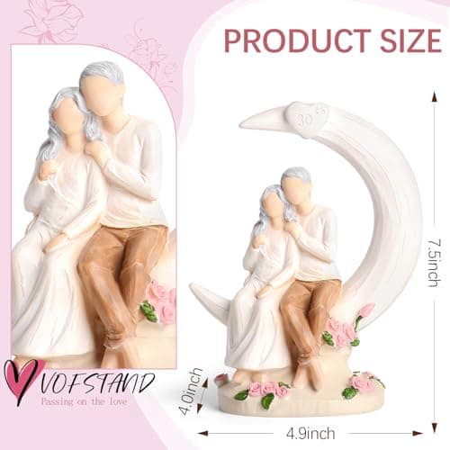 Vofstand 30 Years Anniversary Figurines Gifts for Couple - Thumbnail 5