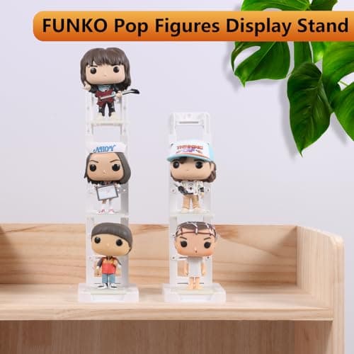 YODAR Display Shelf Organizer, 3 Tier Risers Display Stand for Funko Pop Figures,4 -Tiered Tray Stand Funko Pop Shelves for Decor - Thumbnail 2