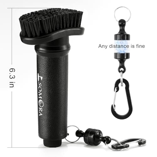 Pro Golf Club Cleaner Water Brush - White Elephant Gifts for Adults, Golf Bag Accessories Golf Gifts for Men Dad Father's Day, Magnetic Golf Club Brush Cleaner, Christmas Mens Gifts - Thumbnail 2