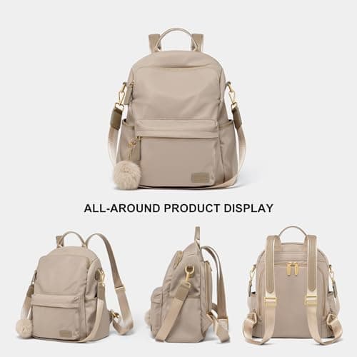 CinvaiKrose Laptop Backpacks for Women, Large Work Travel Laptop Purses - Thumbnail 5