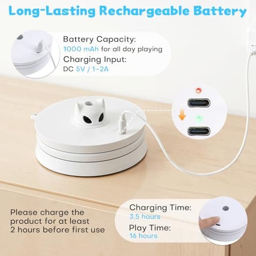 PETSWEET Interactive Cat Toys with Bird, Hide and Seek Cat Toy, 2 in 1 Automatic Moving Concealed Feathers for Indoor Cats, Non-Slip Suction, Touch Activated, USB Rechargeable, Blue - Thumbnail 4