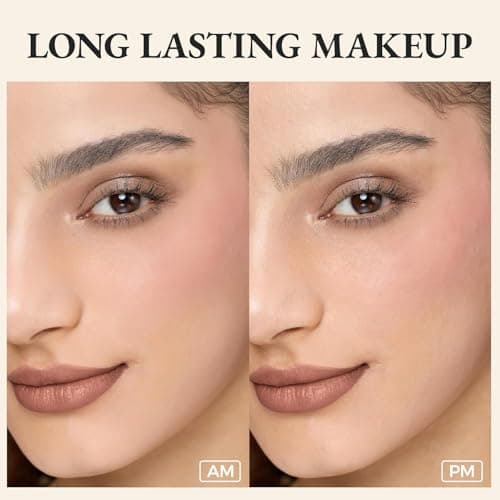 exmiloo Eyeshadow Stick - 2-in-1 Dual-Ended Cream Eye Shadow Stick - Shimmer &Matte Eye Shadow for Women Girls, Long-Lasting, Waterproof, Crease-Proof (Taupe Twilight) - Thumbnail 6