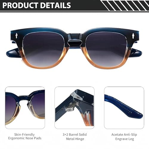 ROCKNIGHT HD UV400 Polarized Sunglasses Women Polarized UV Protection Unbreakable Comfortable Flat Green Lens Outdoor Walking Beach Sunglasses - Thumbnail 3