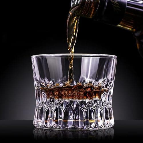 ANCRIA Whiskey Glass Set of 6 – Premium Lowball Glasses (4 oz) forScotch Cocktail Rum Cognac Vodka Liquor – Crystal-Clear Old Fashioned Glasses Perfect Holiday Gifts - Thumbnail 5