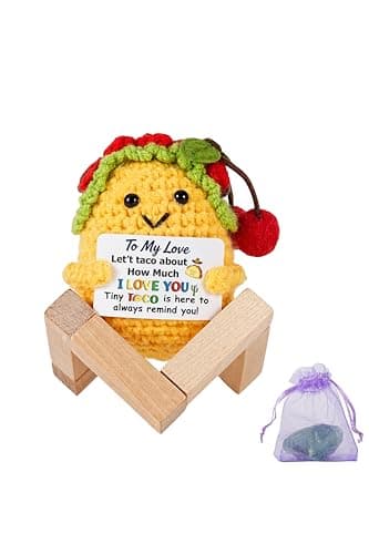 Gifts for Him Her, Positive Crochet Animals with Fragrance, Encouragement Gifts for Women Men, Emotional Support Crochet Gift, for Holidays Such as Mothers Day Fathers Day Birthdays Anniversary - Image 1