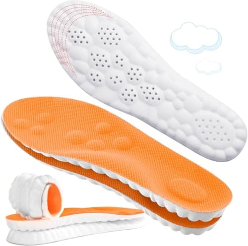 4D Cloud-Like Comfort Soles for Women - Soft Memory Foam Cushioning Insoles - Trim to Fit Steppers Insoles with Arch Support for Foot Pain Relief and Fatigue Reduction(US W 6.5-9) - Image 1