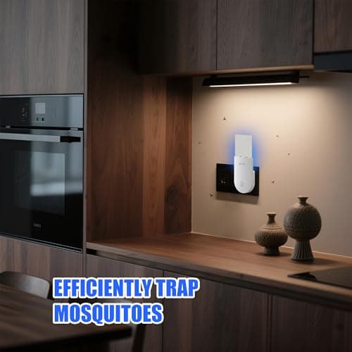 Solarush Indoor UV Fly Trap - Silent Gnat & Fruit Fly Catcher with Night Light, 400 sq.ft Coverage - Thumbnail 5