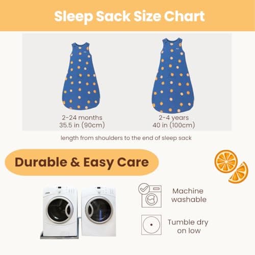 AnZai Merino Wool & Organic Cotton Baby Sleep Sack 2-24 Months – Universal Size Wearable Blanket with 2-Way Zipper & Adjustable Snaps, Year-Round Sleeping Bag - Thumbnail 6