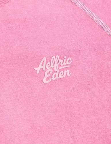 Aelfric Eden Cloud Cropped Sweat Sets Summer 2 Piece Outfits Crop Top High Waisted Baggy Barrel Sweatpants Sweatsuit Pink X-Large - Thumbnail 5