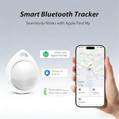 Key Finder Bluetooth Tracker, Item Locator for Keys Wallet Bags - Thumbnail 3