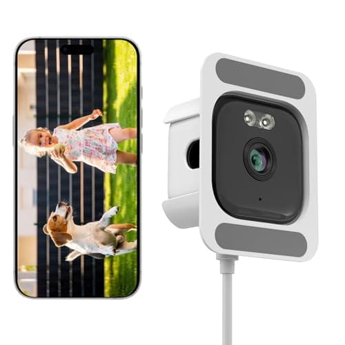 3MP 2K Window Camera, 2.4GHz & 5GHz WiFi Indoor Cameras for Home Security with Full Color Night Vision, Dual-Angle Mount, AI Person & Motion Detection, 24/7 Recording, 2-Way Audio, Real-Time Alerts