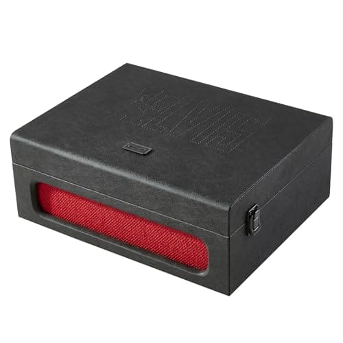 Arkrocket x Elvis Bluetooth Protable Record Player 3-Speed Bluetooth Input and Output Turntable Built-in Speakers with Magnetic Cartridge Auto Off - Elvis Presley '68 - Thumbnail 4