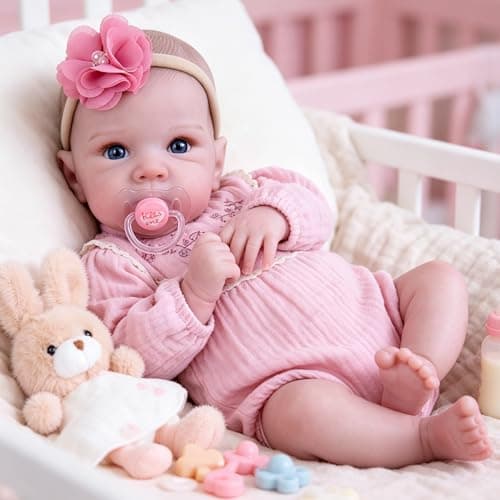 Milidool Reborn Baby Dolls - 20-inch Cute Soft Vinyl Realistic Baby Doll Real Life Baby Dolls with Complete Accessories Perfect for Cuddling, Playtime, and Gift Giving - Image 1
