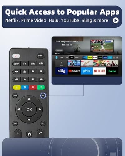Universal TV Remote Control Compatible with Samsung, LG, Sony, Vizio, Hisense, TCL, Philips, RCA, Sharp, Onn, Westinghouse, Element, Sanyo, Emerson, and More Brands - Thumbnail 6