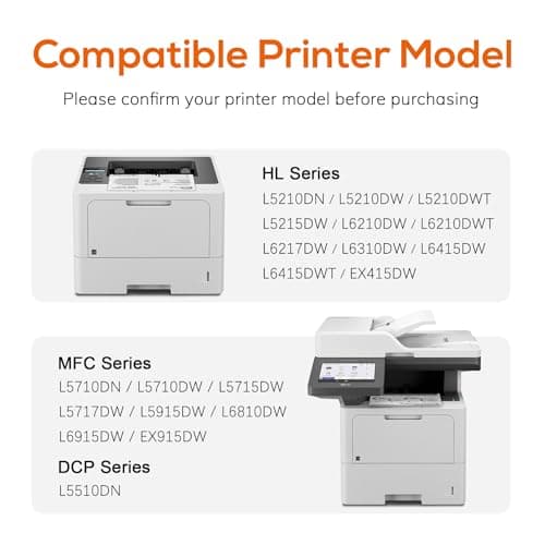 Jeostarky TN920XL TN920 Toner Compatible for Brother TN-920 XL TN920XL Toner with chip Replacement for HL-L6210DW HL-L6210DWT HL-L5210DN HL-L5210DW HL-L5210DWT HL-L6310DW MFC-L6810DW(2 Black) - Thumbnail 2
