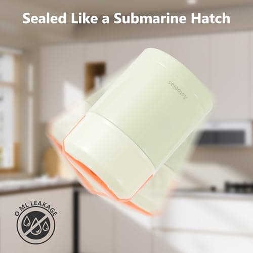 Insulated Thermo Soup Jar for Kids & Adults, 27 oz Stainless Steel Thermal Food Container with Spoon, Triple Layer Insulation (Green) - Thumbnail 6